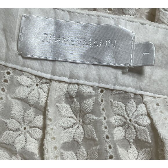 Zimmermann Zephyr Broderie Pants in Ivory - Picture 5 of 5